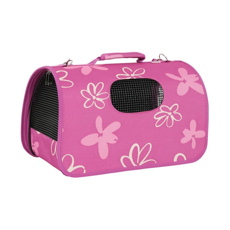 Zolux Sac de transport Flower Grey pour petits chiens et chats - Miscota France
